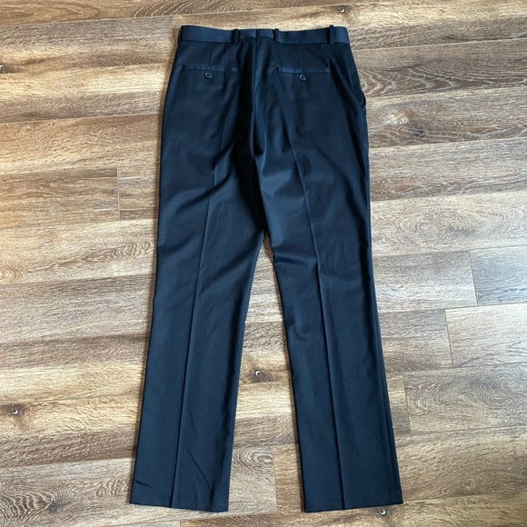 Perry Ellis Portfolio Slim Fit Really Dark Navy Dress Pants 30 x 32 - Picture 5 of 6